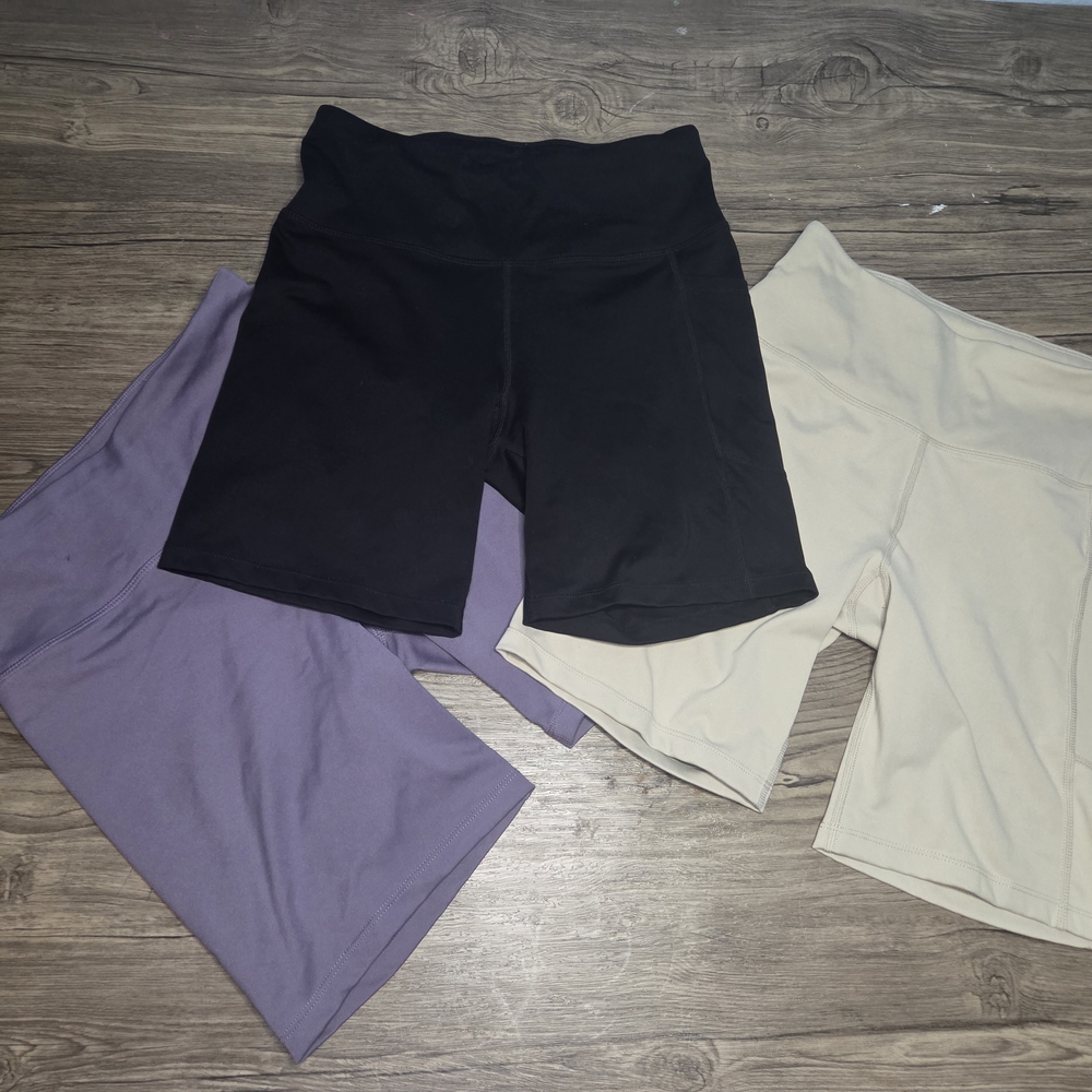 DKNY Women's Biker Shorts| Bundle of 3| Size S